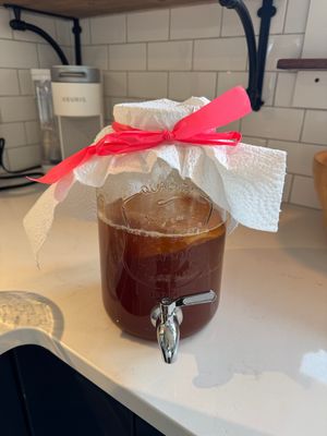 1st Fermentation on March 22